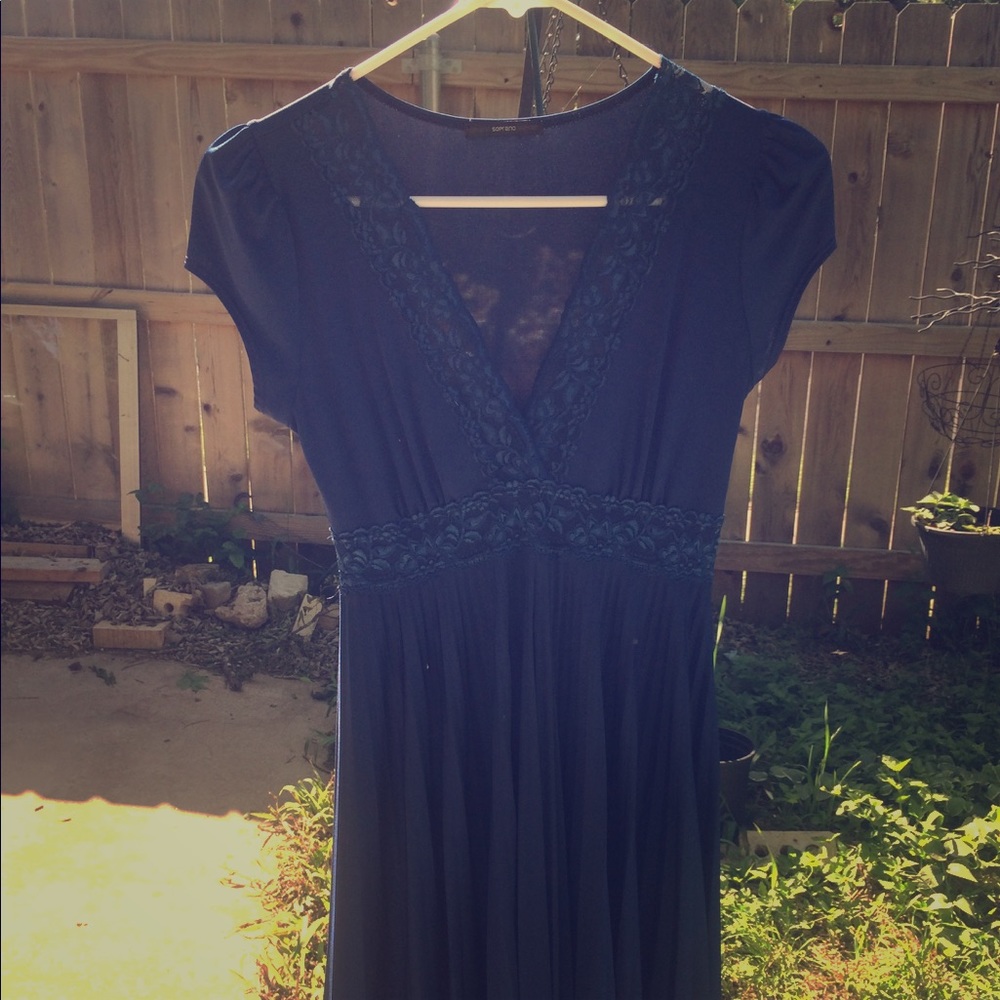 Blue dress size small